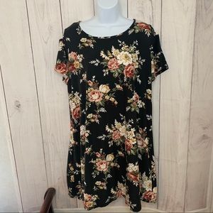 Vibe Sportswear Plus Size Floral Dress